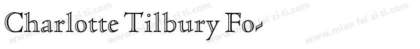 Charlotte Tilbury Fo字体转换